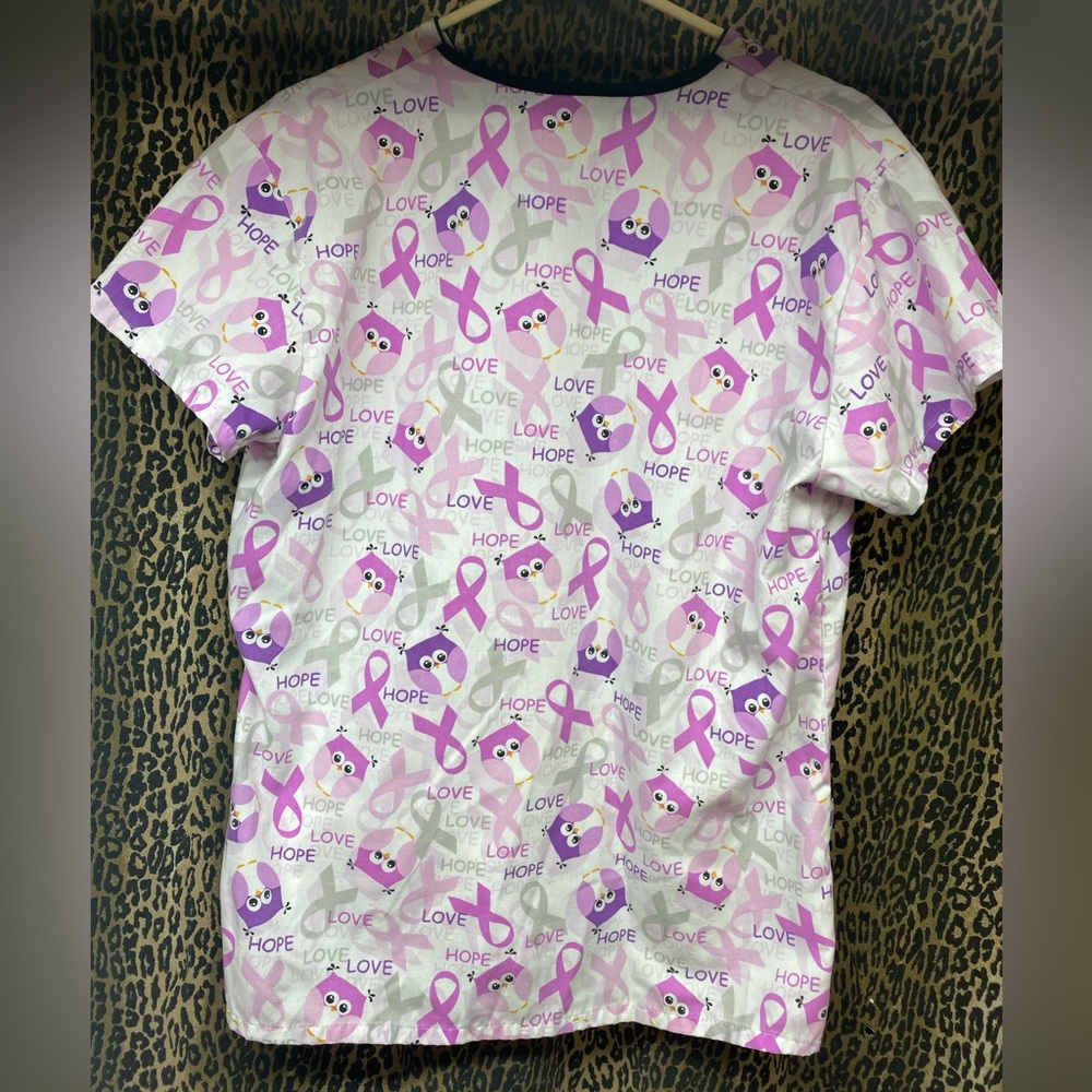 OWL SCRUB TOP - Picture 2 of 3